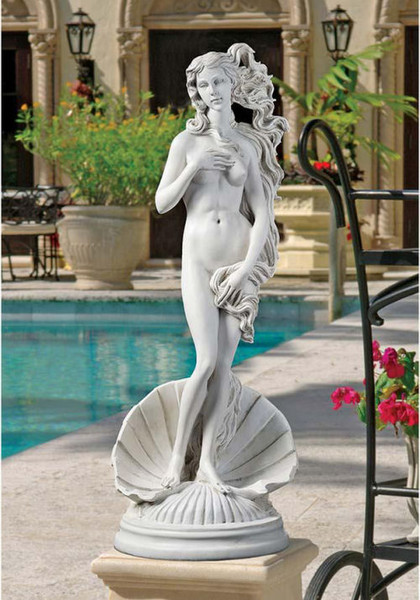 Birth Of Venus Garden Sculpture Inspired by Botticelli reproduction